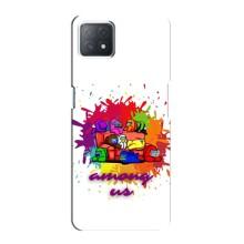 Чехол Амонг Ас для Oppo a72 (5G) (AlphaPrint) (Яркий АмонгАс)
