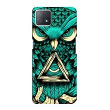 Чехол с птицами на Oppo a72 (5G) (VPrint) (Сова с глазом)