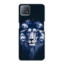 Чехол со Львом для Oppo a72 (5G) (VPrint) (Синий Лев)