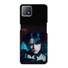 Чехлы Венсдей на Oppo a72 (5G) Уэнсдей (AlphaPrint) (взгляд Уэнздей)