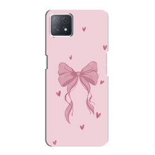 Чехол банты для Oppo a72 (5G) – Бант на розовом