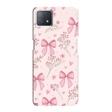Чехол банты для Oppo a72 (5G) – Банты с цветами