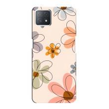 Чохол з квітковим принтом на OPPO a72 (5G) – Кольорові квіти