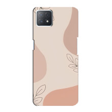 Чохол квітковий дизайн для Oppo a72 (5G) – Кориневий фон