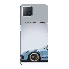 Чохол з авто Порше для Oppo a72 (5G) – Блакитний Порше