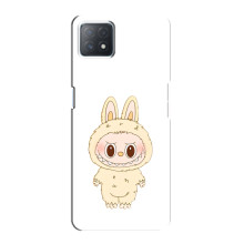 Чохол з принтом Лабубу для Oppo a72 (5G) – Бежевий Лабубу