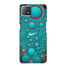 Силиконовый Чехол на Oppo a72 (5G) с картинкой Nike – Найк зеленый