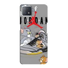 Силиконовый Чехол Nike Air Jordan на Оппо А72 (5G) – Air Jordan