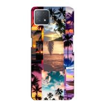 Силиконовый чехол с КАРТИНКАМИ лето для Oppo a72 (5G) (AlphaPrint) (Летний отпуск)