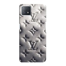 Текстурный Чехол Louis Vuitton для Оппо А72 (5G) (Бежевый ЛВ)