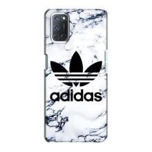 Чохли Адидас для Oppo A72 (AlphaPrint) (Адідас на мраморі)