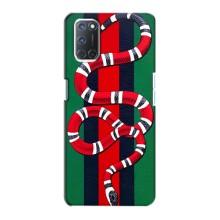 Чохли  GUCCI для OPPO A72 (AlphaPrint) (Gucci змія)