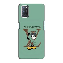 Чохли Луі Вітон для Oppo A72 (AlphaPrint - LOUIS VUITTON) (Міккі Маус LV)