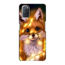 Чохли з картинкою Лисичка для Oppo A72 (VPrint) (Лисичка в гірляндах)