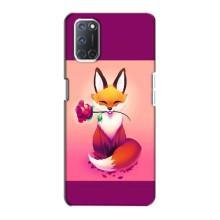 Чохли з картинкою Лисичка для Oppo A72 (VPrint) (Лиса з трояндою)