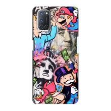 Чехлы с крутыми принтами для Oppo A72 - (PREMIUMPrint) (Monopoly man)