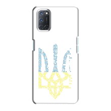 Чехлы для Oppo A72  Укр. Символика (AlphaPrint) (Герб из букв)