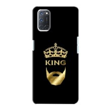 Чехол (Корона на чёрном фоне) для Оппо А72 – KING