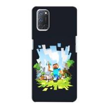Чохол Майнкрафт на Oppo A72 (AlphaPrint) Minecraft (персонажі Minecraft)