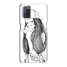 Чехол с печатью для Oppo A72 - (Мода) (AlphaPrint) (Фото девочки)