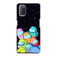 Чохли Амонг Ас для Oppo A72 (AlphaPrint) (Скіни в космосі)