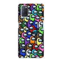 Чохли Амонг Ас для Oppo A72 (AlphaPrint) (Убитий)