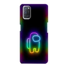 Чохли Амонг Ас для Oppo A72 (AlphaPrint) (Яскравий скін)