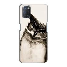 Чохол з пташками на Oppo A72 (VPrint) (Сова)