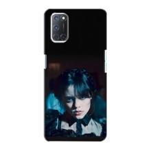 Чехлы Венсдей на Oppo A72 Уэнсдей (AlphaPrint) (взгляд Уэнздей)
