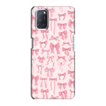 Чехол банты для Oppo A72 – Фон бантики