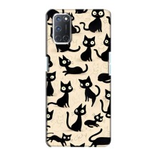 Чехол с рисунком кот на Oppo A72