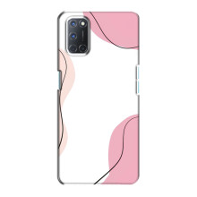 Чехол цветочный дизайн для Oppo A72 – Розовый фон
