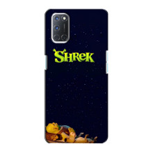 Чехол с мультфильмом Шрек на Oppo A72 – Шрек лого