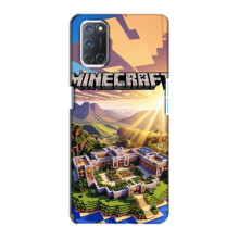 Чохол з картинками Майнкрафт для OPPO A72 (Minecraft)