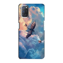 Чохол з принтом дракон Беззубик OPPO A72 (Беззубик в небі)