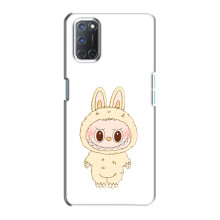 Чехол с принтом Лабубу для Oppo A72 – Бежевый Лабубу