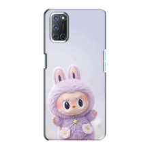 Чехол с принтом Лабубу для Oppo A72 – Фиолетовый Лабубу