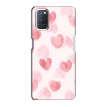 Чехол с розовым рисунком для Oppo A72
