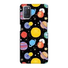 Космічні Чохли для OPPO A72 (VPrint) (Намальовані планети)