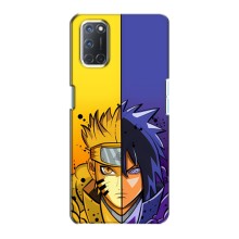Купить Чехлы на телефон с принтом Anime для Оппо А72 – Naruto Vs Sasuke