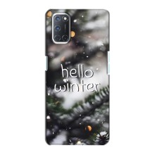 Новогодние, Праздничные Чехлы для Oppo A72 - 2024 год (Hello winter)