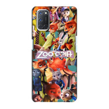 Силіконовий чохол з принтом Зоотрополіс для Oppo A72 – Колаж героїв