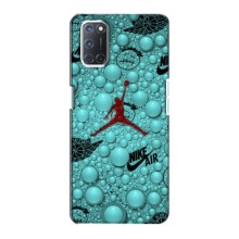 Силиконовый Чехол Nike Air Jordan на Оппо А72 (Джордан Найк)