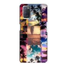 Силиконовый чехол с КАРТИНКАМИ лето для Oppo A72 (AlphaPrint) – Летний отпуск