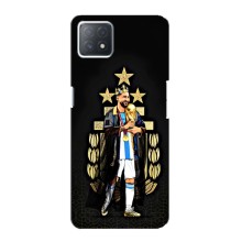Чехлы для Oppo a73 (5G) (Leo чемпион) (AlphaPrint) (Месси Король)