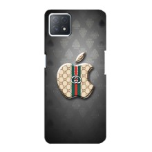 Чехлы ГУЧЧИ для Оппо А73 5Джи (AlphaPrint) (Apple gucci)
