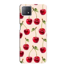 Чехлы с Фруктами для Oppo a73 (5G) (VPrint) (Вишня)
