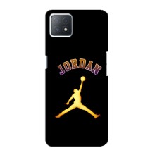 Чехлы для Oppo a73 (5G) - с картинкой JORDAN (AlphaPrint) (Jordan Gold)