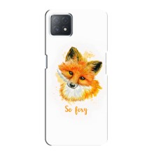 Чехлы с картинкой Лисички для Oppo a73 (5G) (VPrint) (Девочка Лиса)