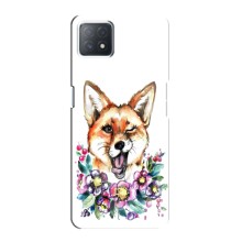 Чехлы с картинкой Лисички для Oppo a73 (5G) (VPrint) (Веселая лисичка)